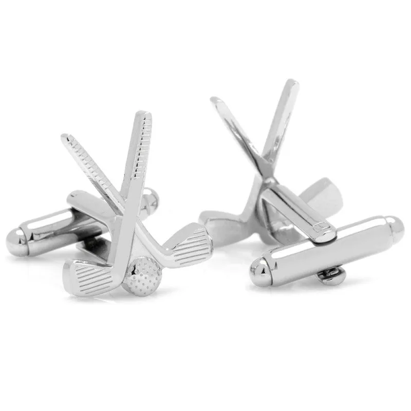 Golf Clubs Cufflinks