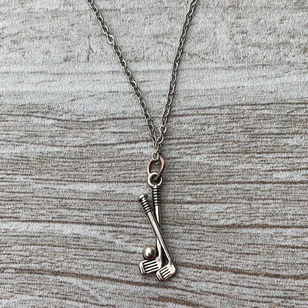 Golf Clubs Necklace