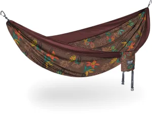 Hammock with print DoubleNest ENO, brown