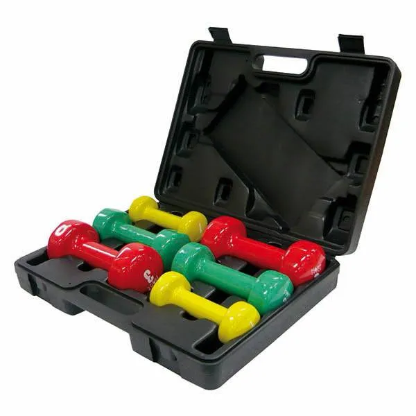 HART 12kg Vinyl Dumbbell Set