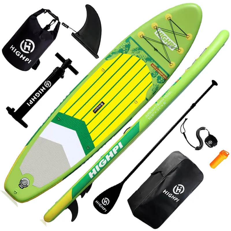 Havana Wildlife 10'6'' Inflatable Stand Up Paddle Board Package With Full Accessories