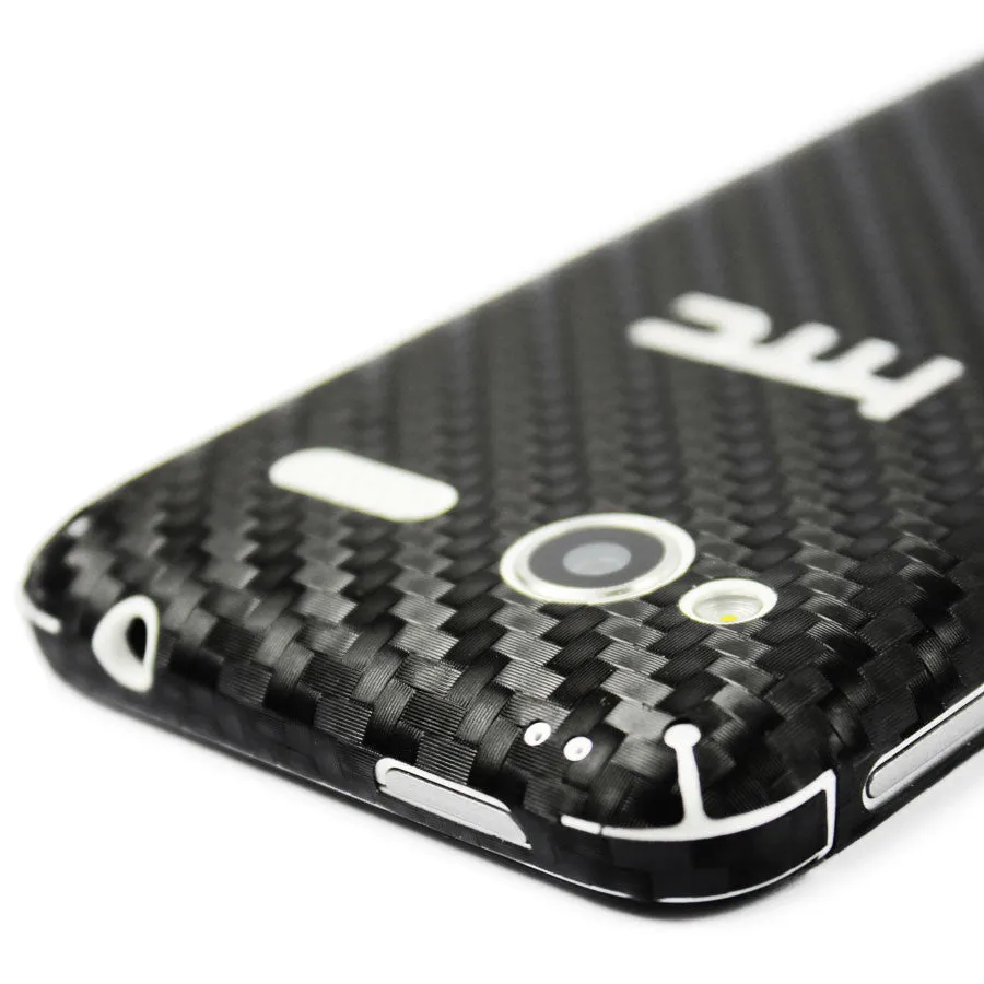 HTC Radar 4G Screen Protector   Black Carbon Fiber Skin Protector