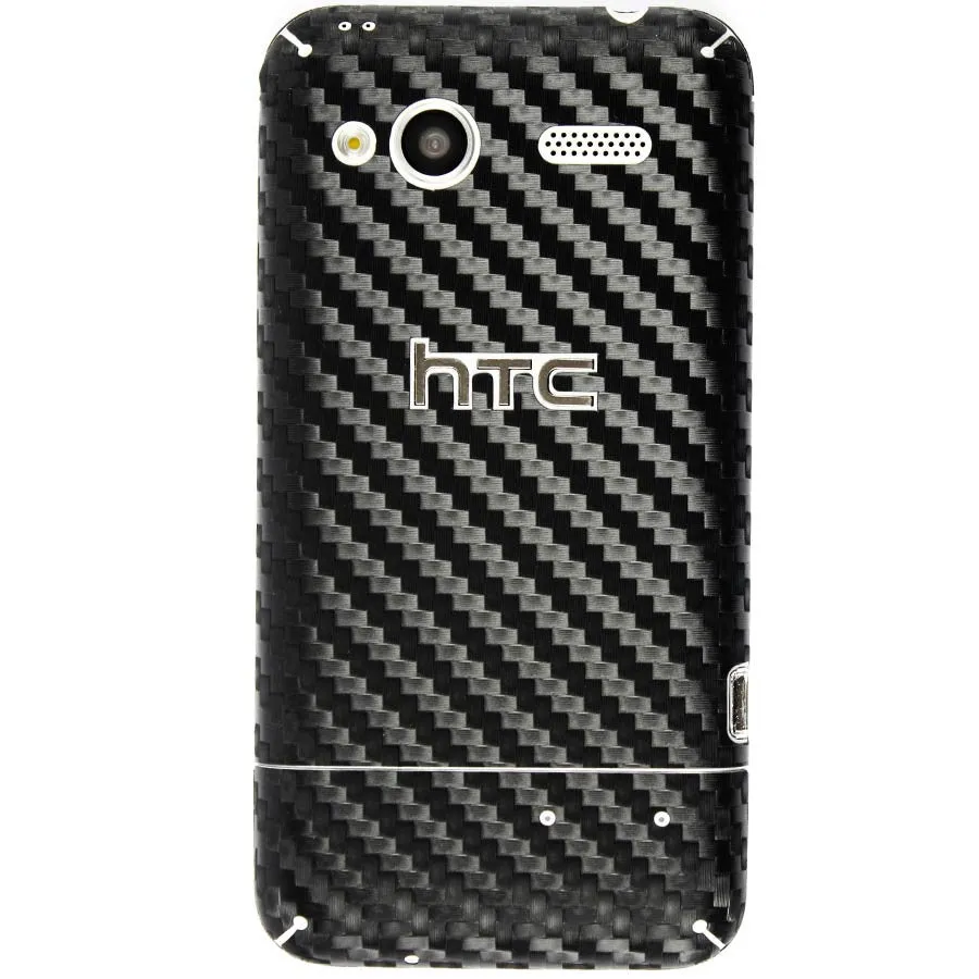 HTC Radar 4G Screen Protector   Black Carbon Fiber Skin Protector