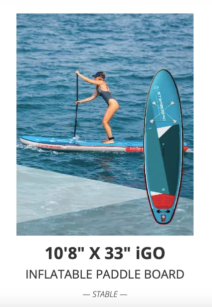 Inflatable Stand Up Paddle boards - by Starboard