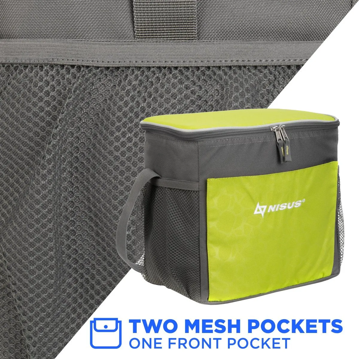 Insulated Soft Cooler Bags for Beach | Lunch Coolers for Work 8 can / 11 qt