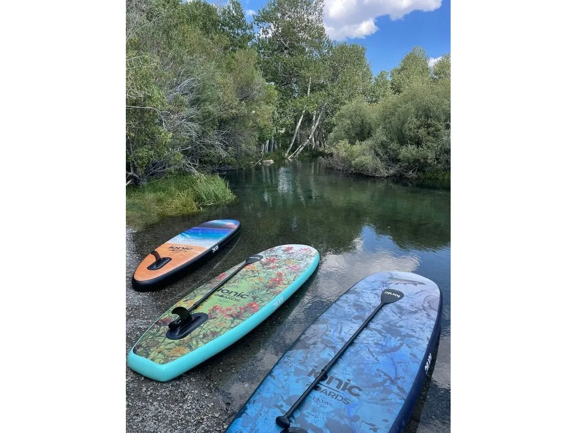 Ionic Adventure - Hook Em Edition - 11'6 Inflatable Paddle Board Package