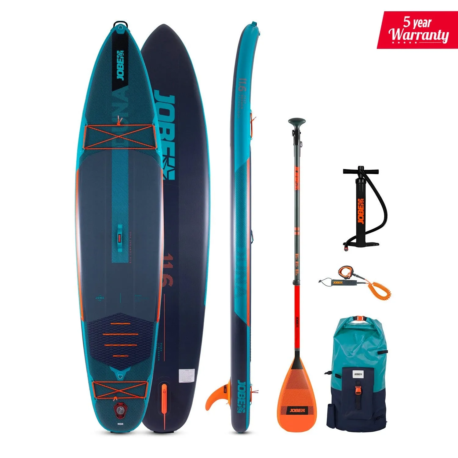 Jobe Duna 11.6 Inflatable Paddle Board Package  486421004-PCS.