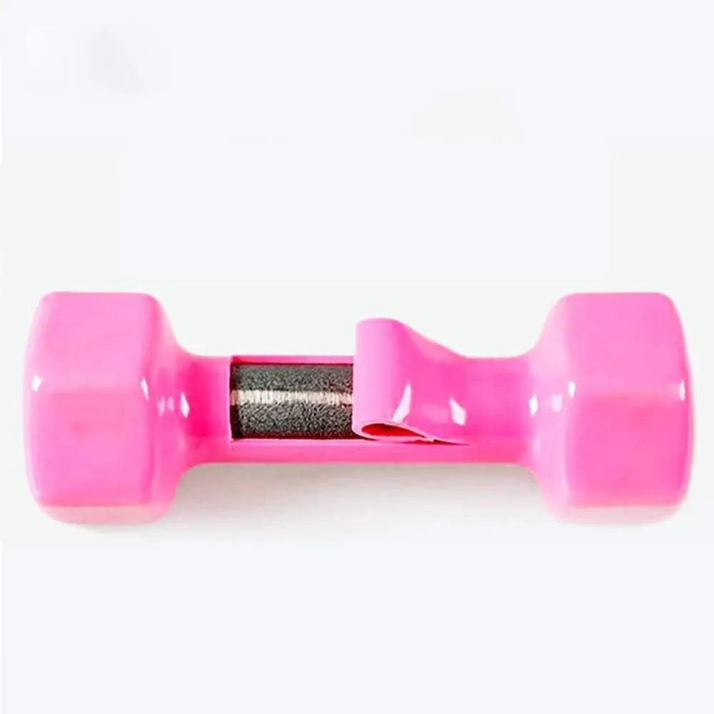 Kakss Cast Iron Vinyl Coated Dumbbells (2 2 =4KG Blue)