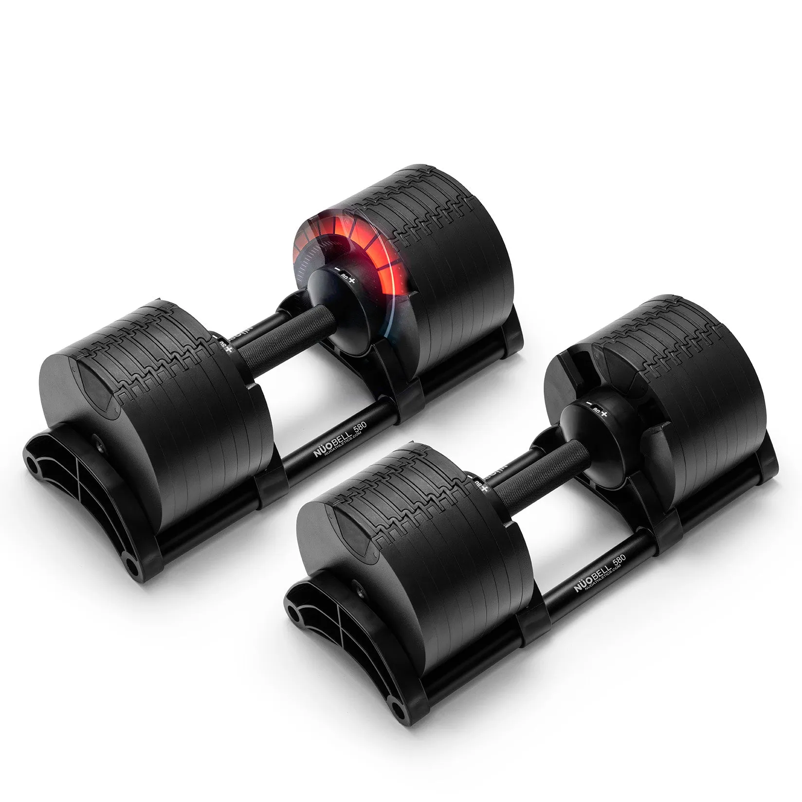 Nuobell Adjustable Dumbbells and the Matching Rack Bundle