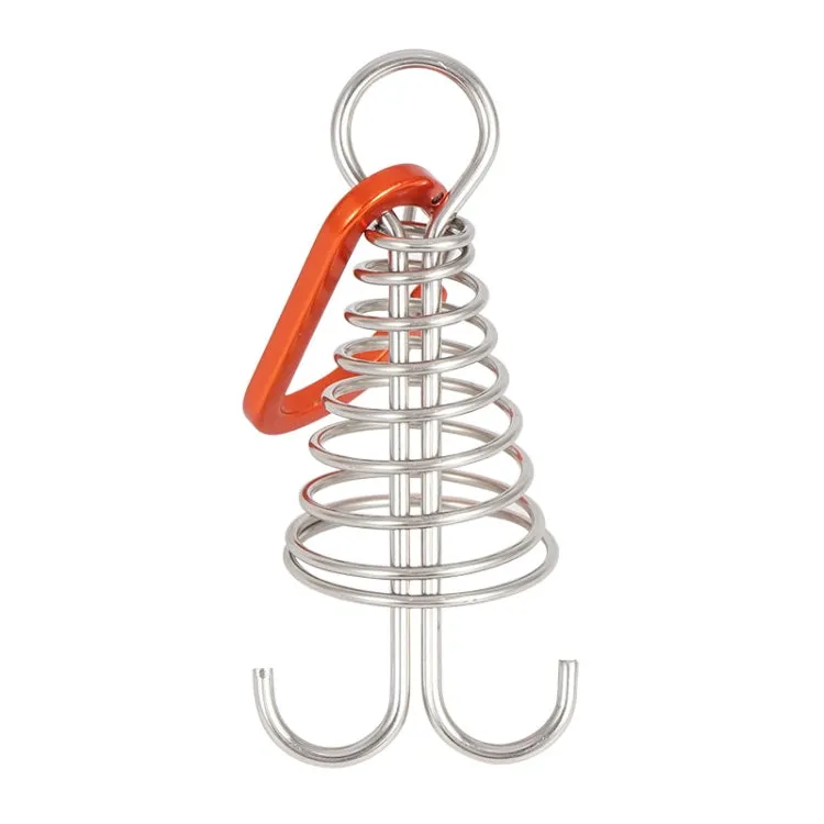 Outdoor Barracks Octopus Buckle Camping Deck Nail Stainless Steel Fixed Tent Rope Buckle