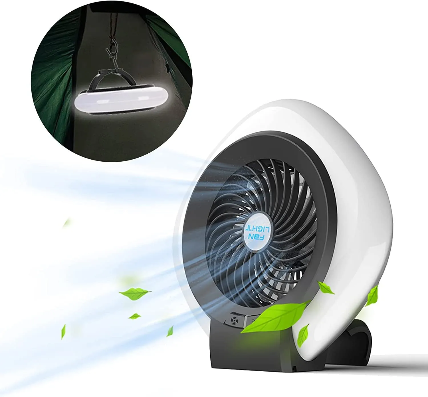 Outdoor Camping Lamp Rechargeable Camping Portable Fan Tent New Camping Fan Lamp