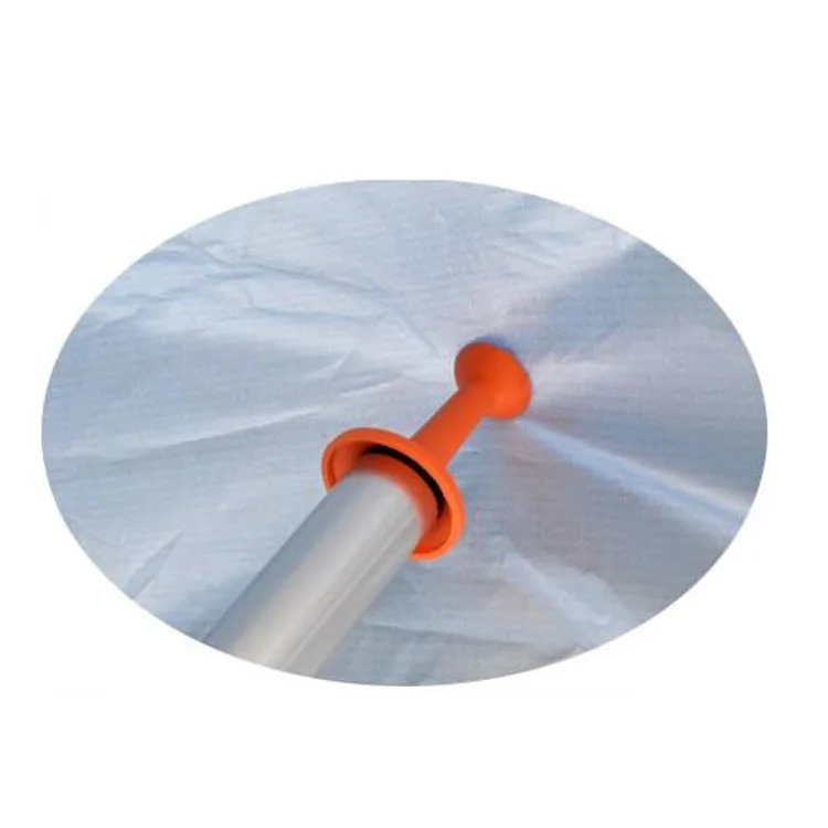 Outdoor Canopy Pole Rubber Sleeve Camping Tent Canopy Accessories Protective Plastic Cap, Random Color Delivery