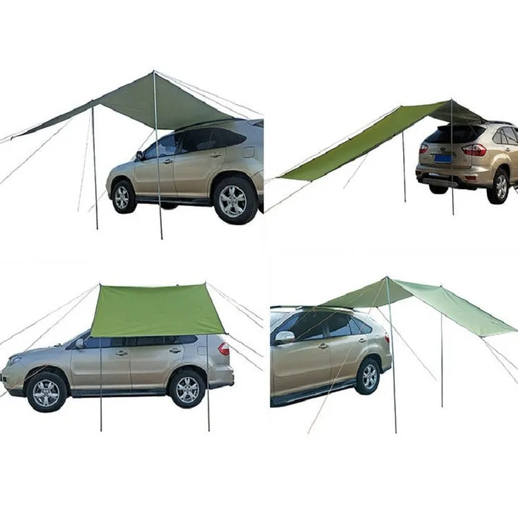 Outdoor Picnic Camping Tent On The Side Of The Car Rain-proof Sunshade Canopy 300x150cm(Blue)