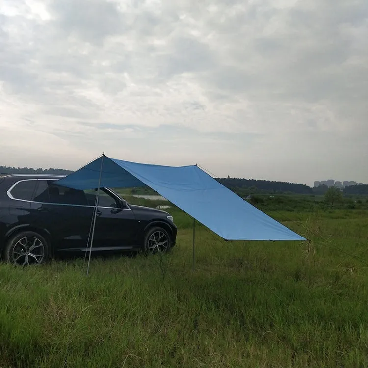 Outdoor Picnic Camping Tent On The Side Of The Car Rain-proof Sunshade Canopy 300x150cm(Blue)