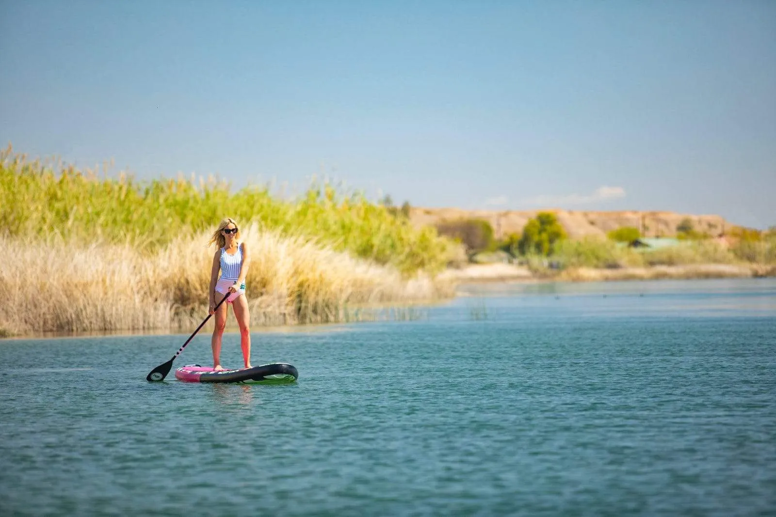 POP Board Co 10'6" Royal Hawaiian Stand Up Paddle Board Inflatable SUP - Pink/Black