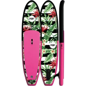 POP Board Co 10'6" Royal Hawaiian Stand Up Paddle Board Inflatable SUP - Pink/Black