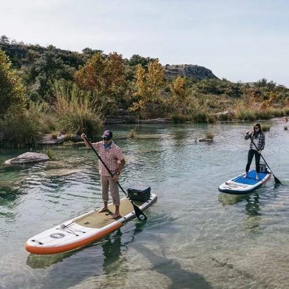 POP Board Co 11'6" El Capitán Stand Up Paddle Board Inflatable SUP - Orange/Green