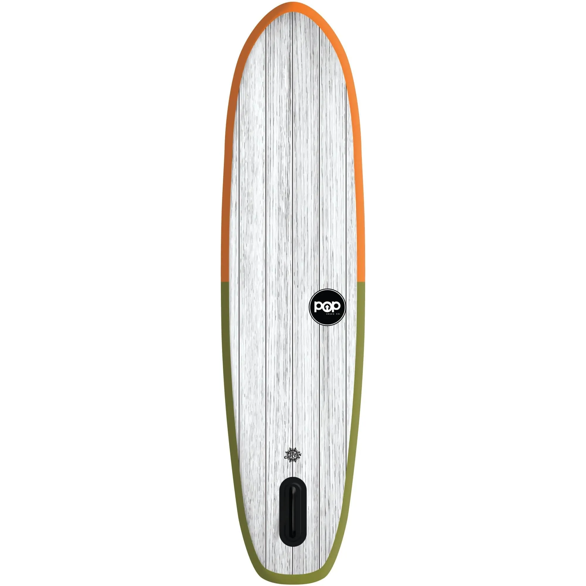 POP Board Co 11'6" El Capitán Stand Up Paddle Board Inflatable SUP - Orange/Green