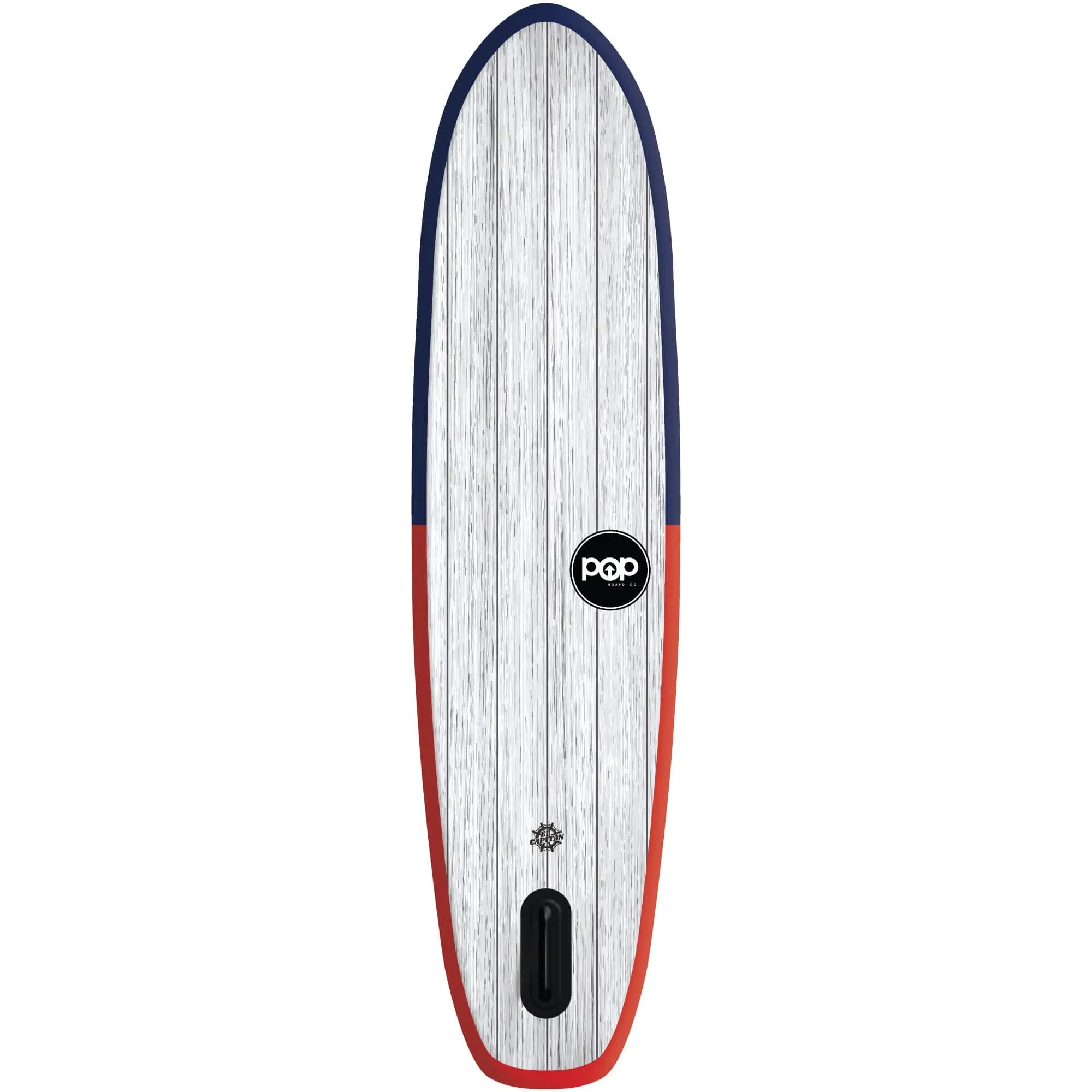 POP Board Co 11'6" El Capitán Stand Up Paddle Board Inflatable SUP - Red/Blue