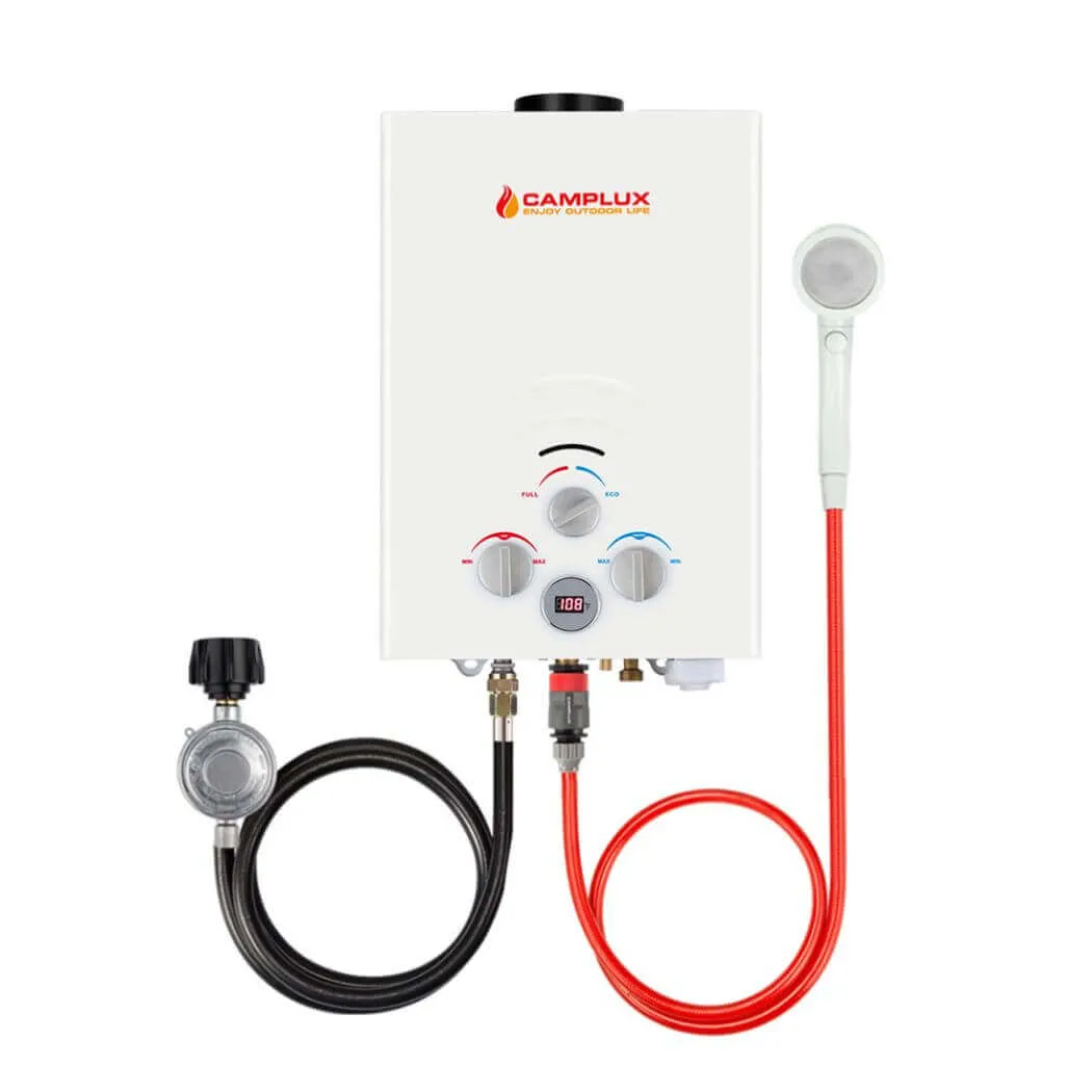 Portable Water Heater, Camplux 1.58 GPM Tankless Gas Water Heater