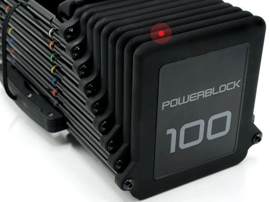 PowerBlock Pro 100 EXP Adjustable Dumbbells (Sold as a Pair)