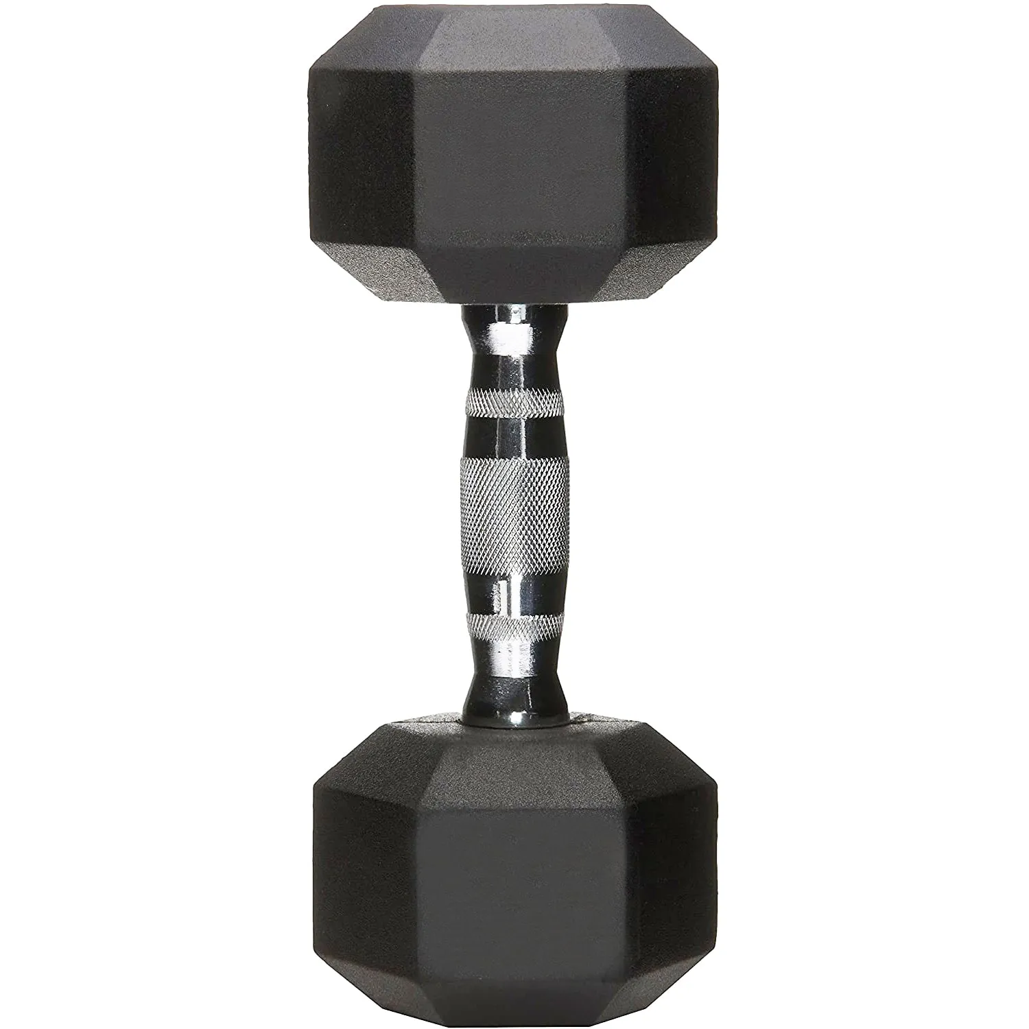 Rubber Encased Hex Dumbbell Hand Weight 2 x 10kg