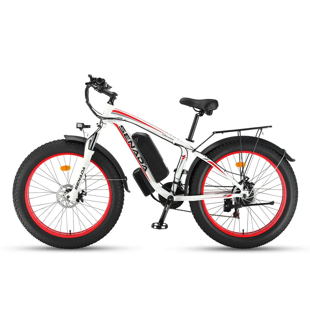 Senada Archon 1000W 48V 17.5Ah All Terrain Fat Tire Electric Mountain Bike