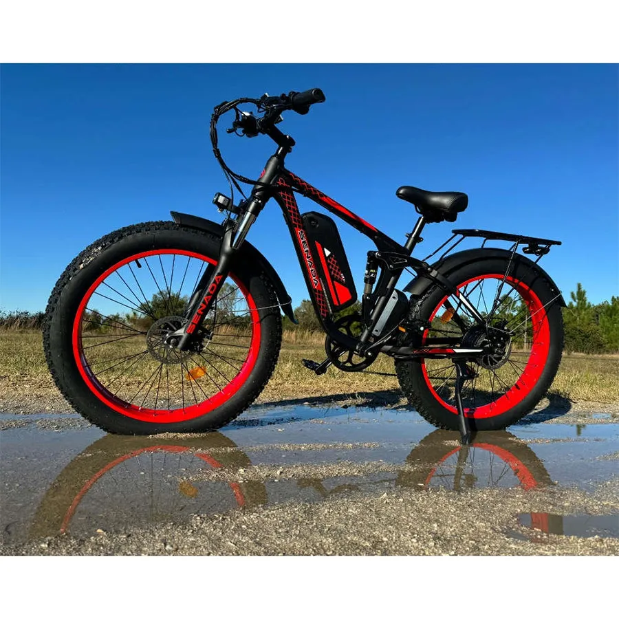 Senada Viper - Electric Fat Tire Mountain Bike - Top Speed 28mph - 1000W