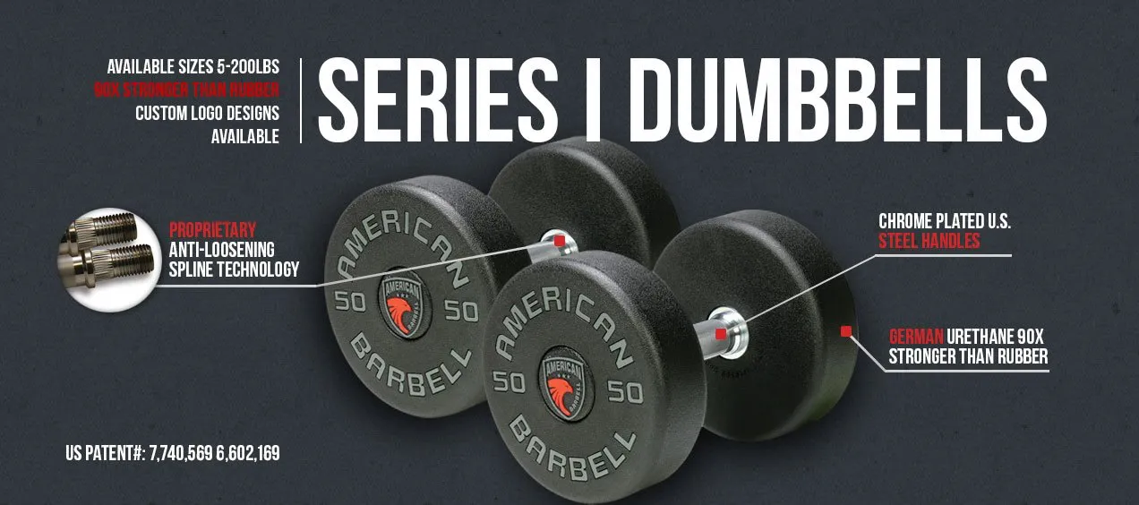 SERIES I COMMERCIAL GRADE URETHANE DUMBBELLS