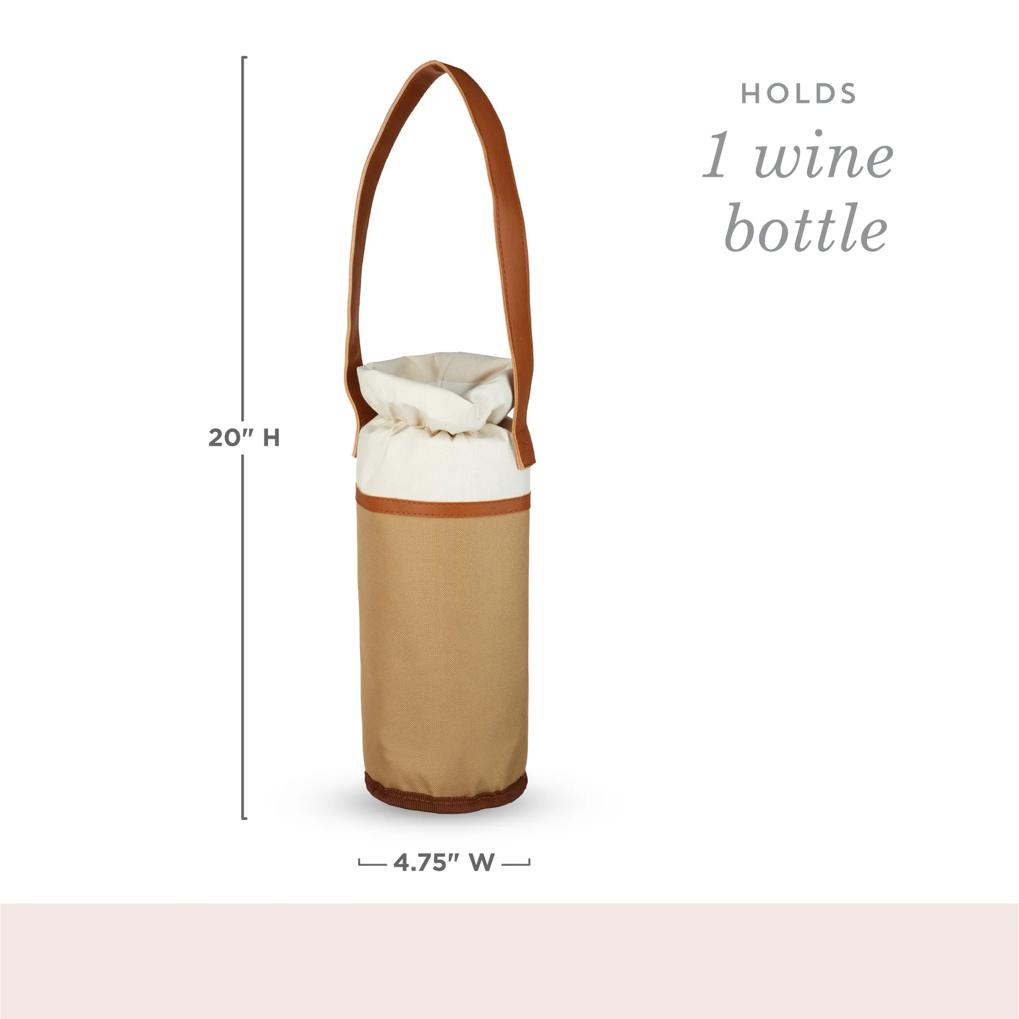 Single Insulated Wine Bag