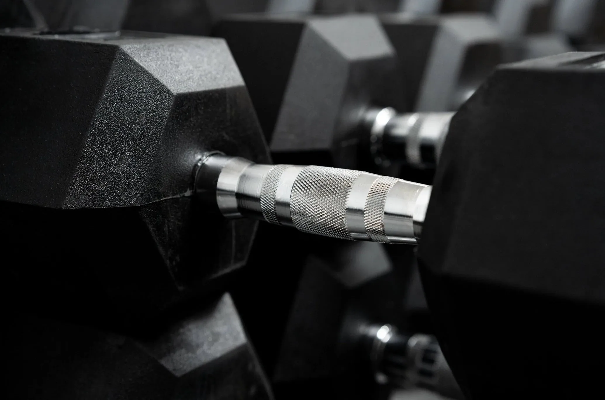 TORQUE RUBBER HEX DUMBBELL SETS