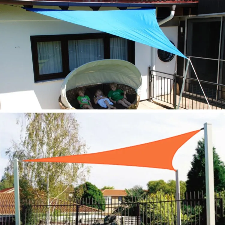 Triangle Outdoor Garden Sunshade Sail Waterproof Anti-UV Canopy, Size: 2m x 2m x 2m(Beige)