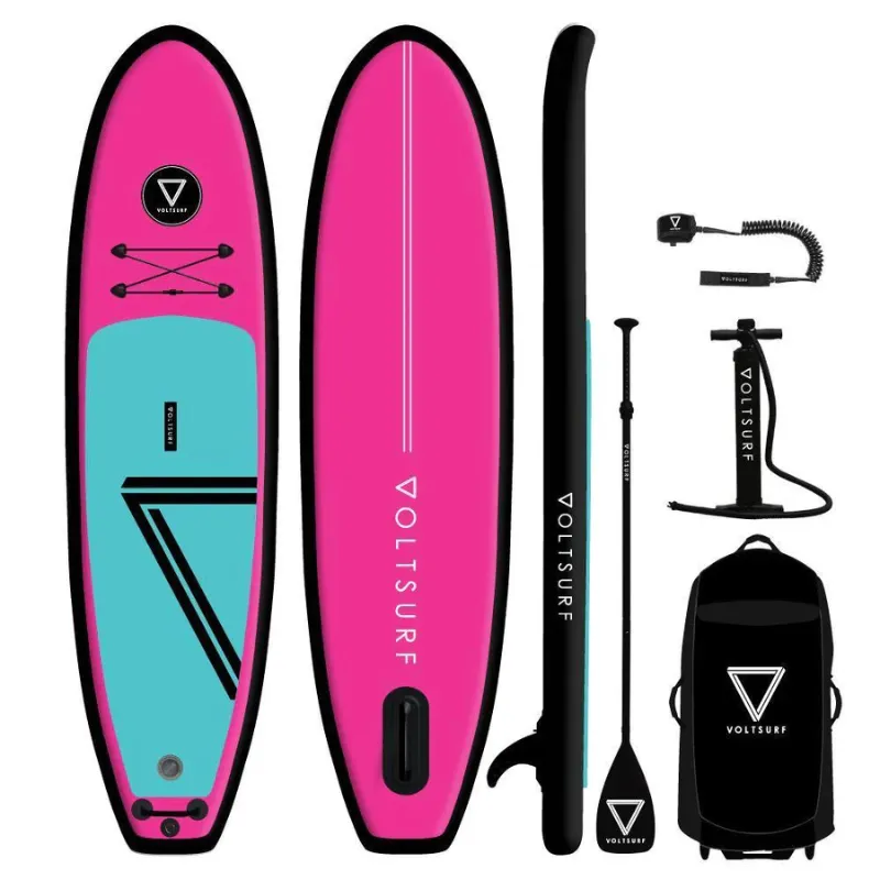 Voltsurf 10' Class Act Stand Up Paddle Board Inflatable SUP - Black Rail