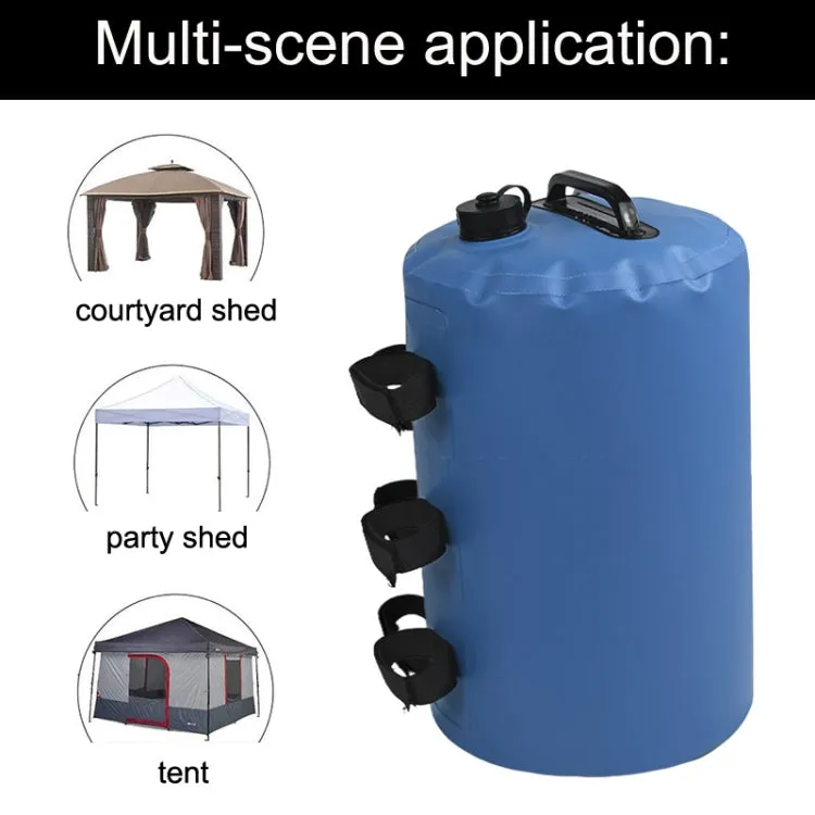 Water And Sand Multi-Function Tent Windproof Fixed Water Bag, Size: 18x40cm(Gray)