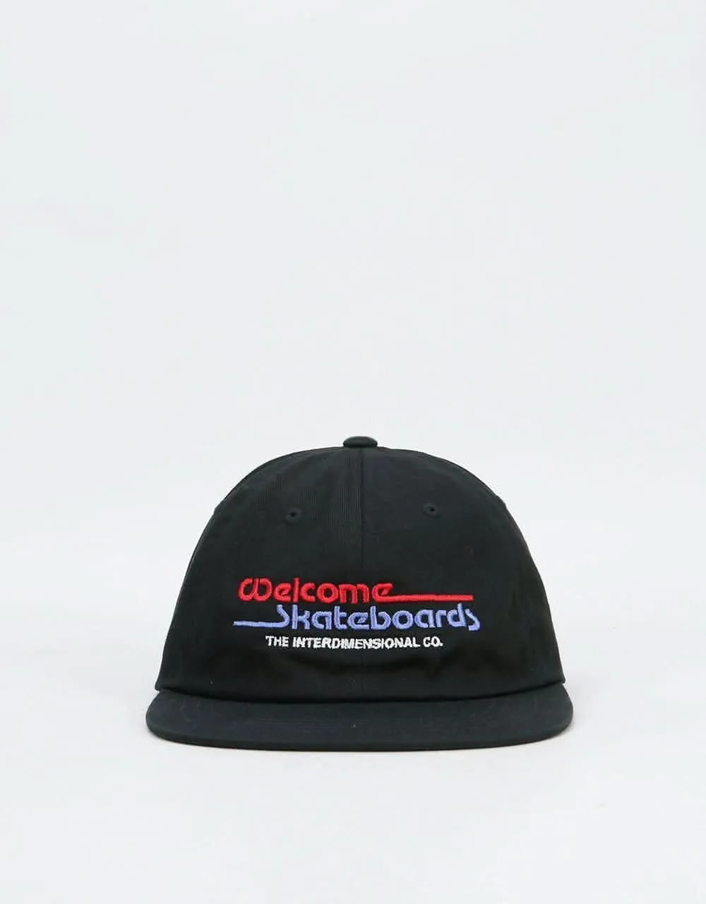 Welcome Interdimensional Unstructured Snapback Cap - Black