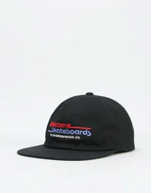 Welcome Interdimensional Unstructured Snapback Cap - Black