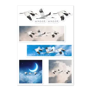 Whooping Crane Sticker Sheet