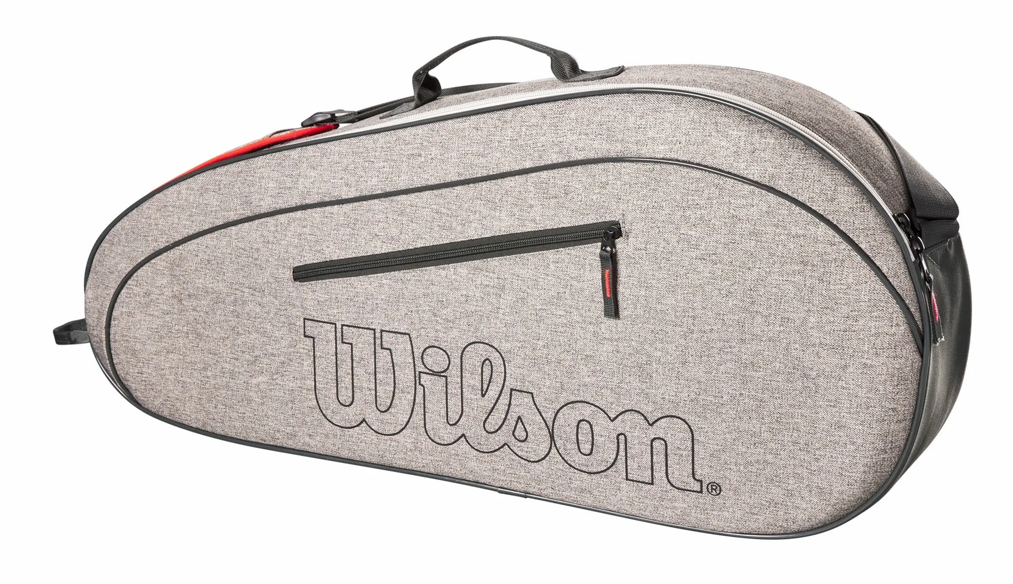 Wilson Team Pack 3-Racquet Bag Heather Grey