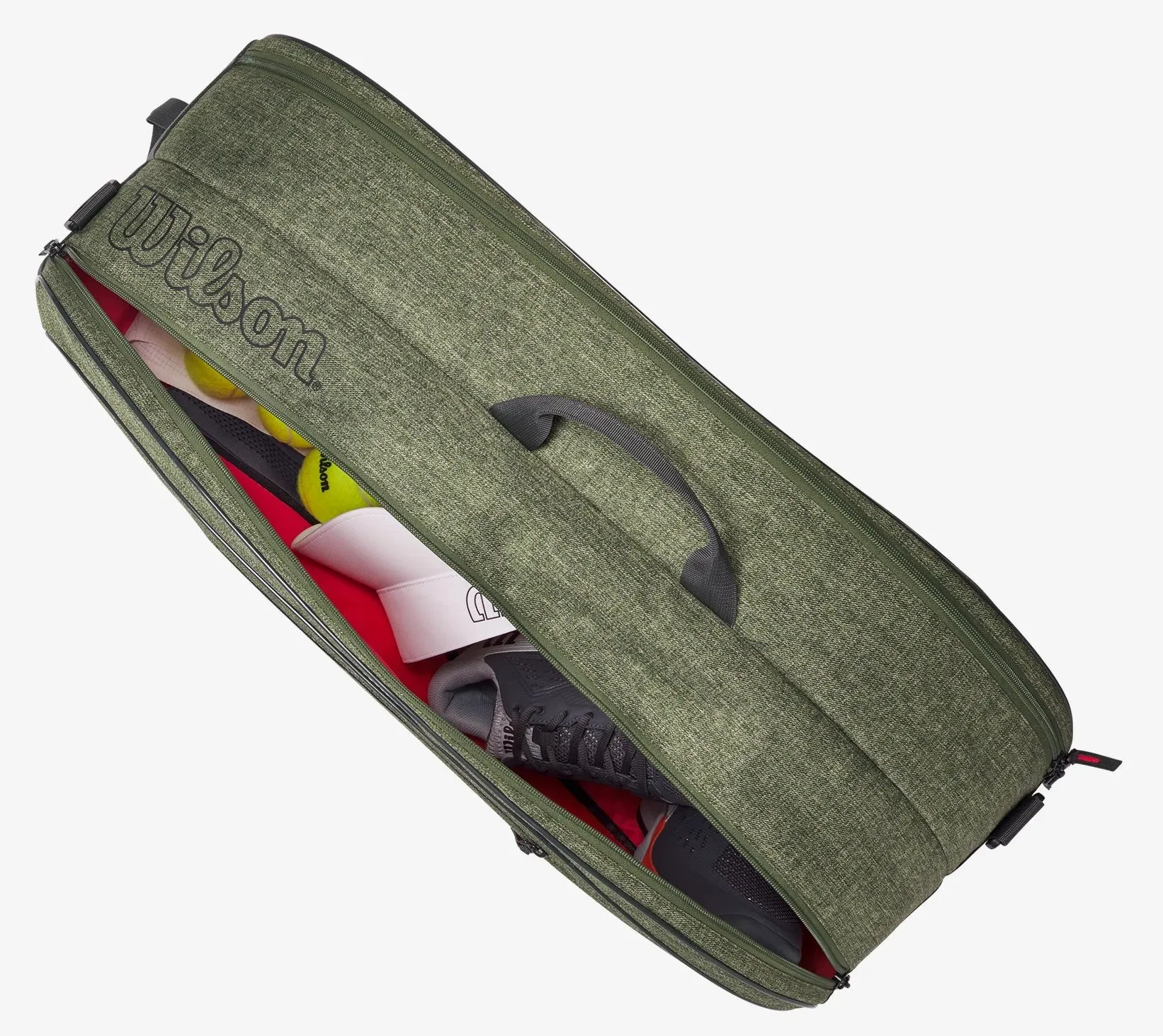 Wilson Team Pack 6-Racquet Bag Heather Green