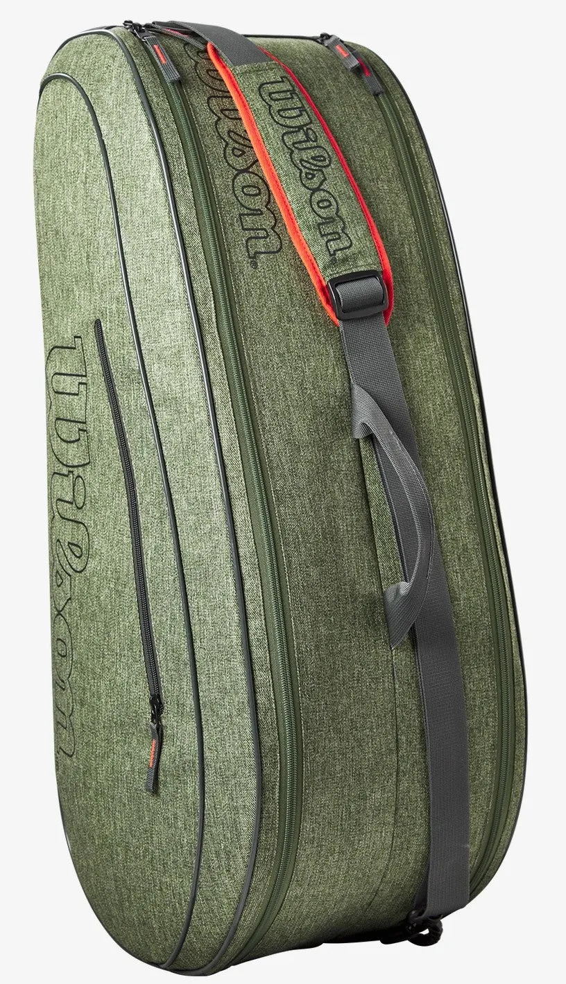 Wilson Team Pack 6-Racquet Bag Heather Green