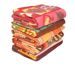 Woah Single Bed Soft Touch Light Weight Polar Fleece Blanket/Warm Bedsheet for Light Winters/Summer/AC Blankets (Multicolour) (2)