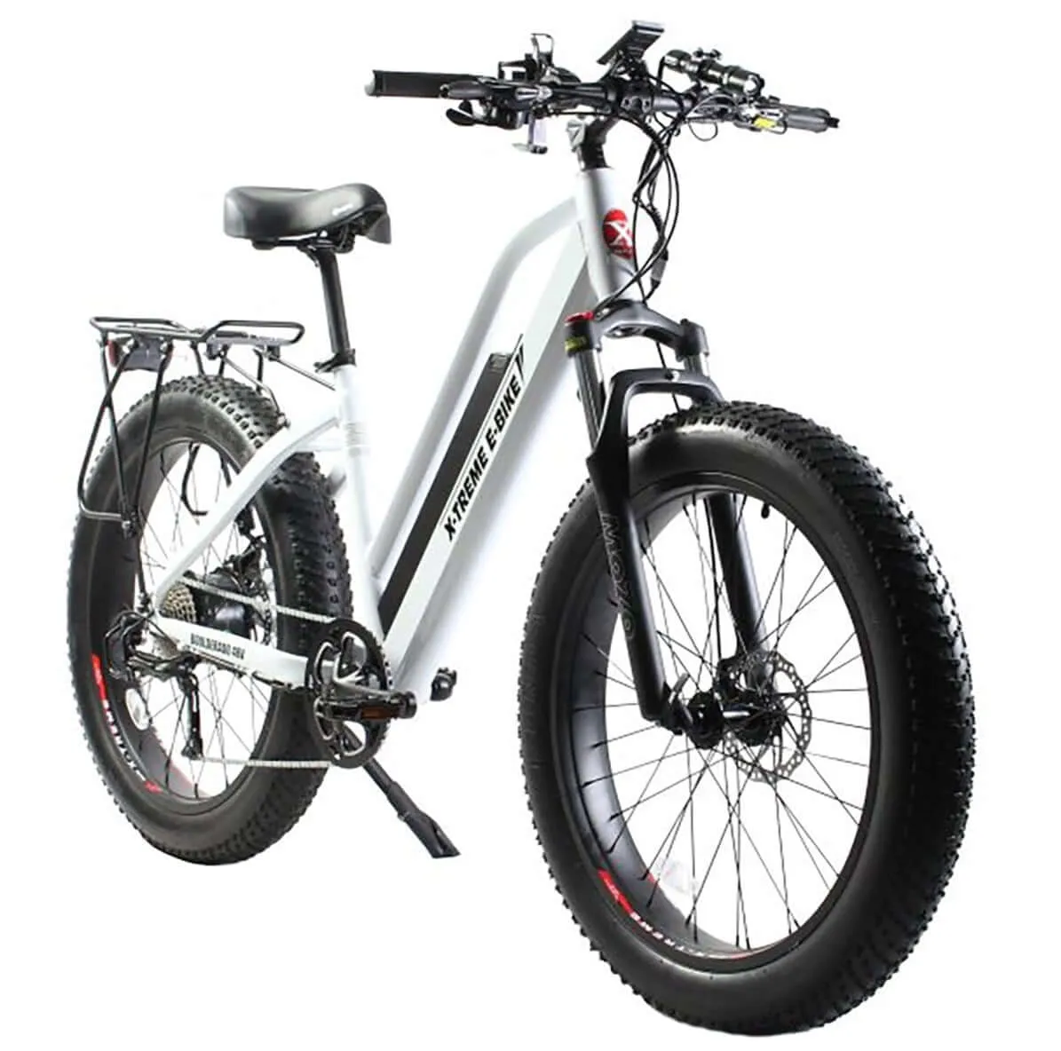 X-Treme Boulderado 48V 500W Fat Tire Low Step Mountain Electric Bicycle