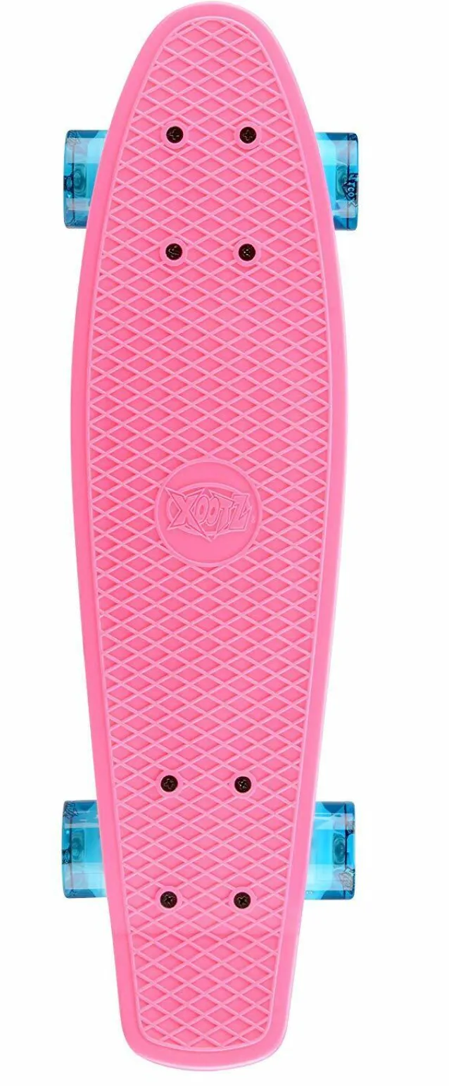 Xootz Pp 22" Skateboard With Led Lights-Pink-