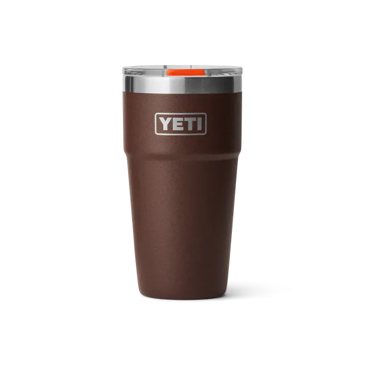 YETI Rambler 20 OZ (591ml) Stackable Cup With Magslider Lid - Wetlands Brown