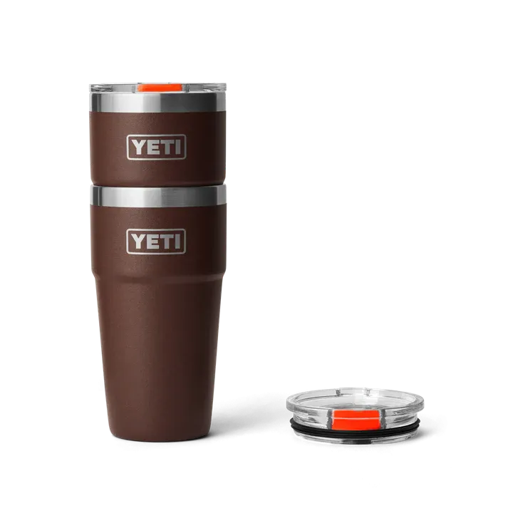 YETI Rambler 20 OZ (591ml) Stackable Cup With Magslider Lid - Wetlands Brown